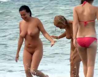 Naked beach humungous mammories