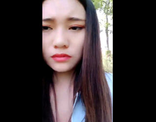 Asian webcam gal LiuTing inhale fuck-stick outdoor